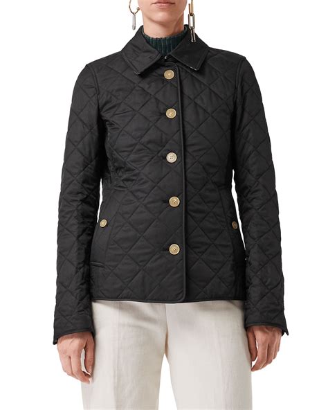 burberry women's quilted jacket sale|Burberry frankby diamond quilted jacket.